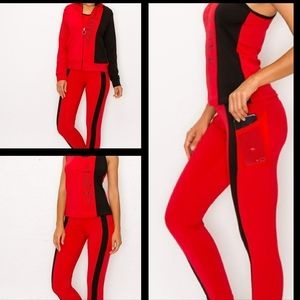 3pcs women's track suit